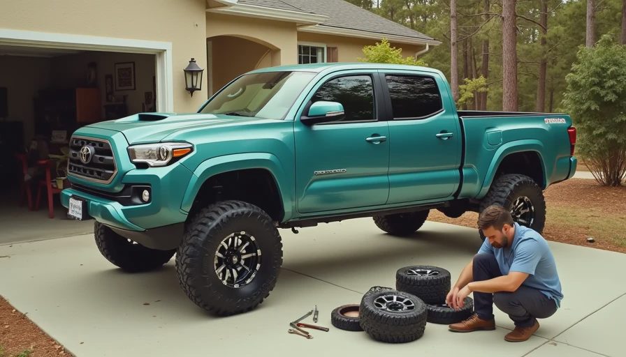 Visual context for toyota tacoma off road wheels