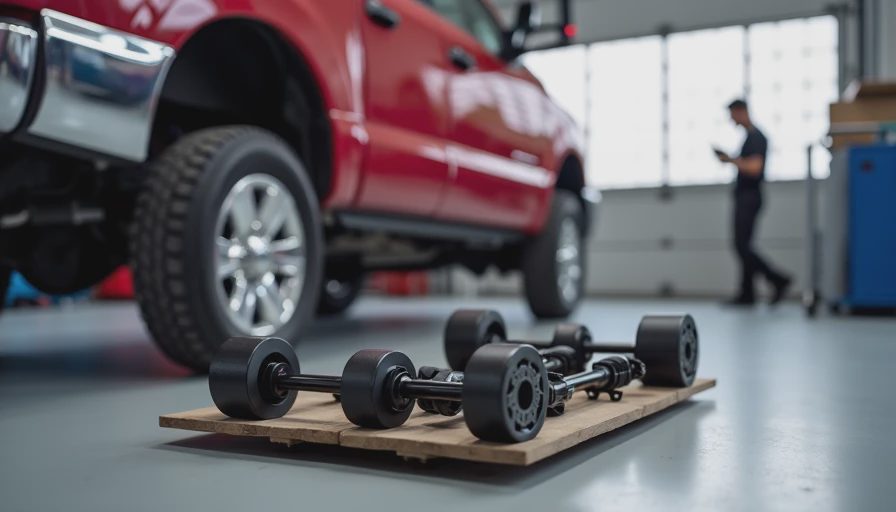 Visual context for auto suspension parts