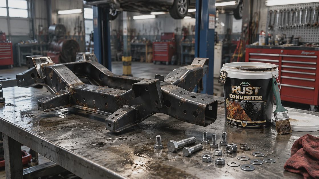 I Put a $27 Rust Converter Primer on a Rusty F-250 Frame. Here’s What I Found.