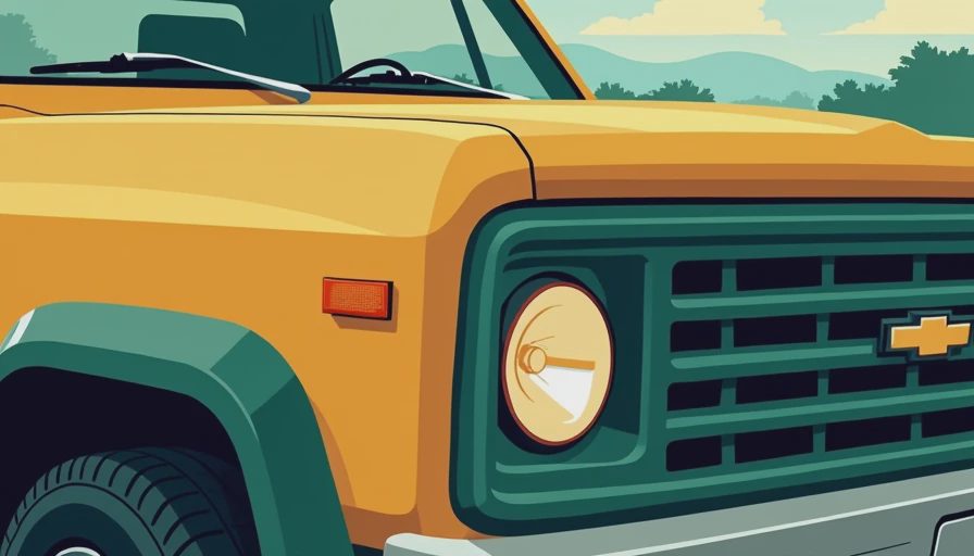 Illustration for pickup truck suv